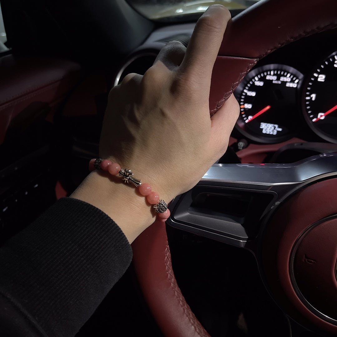 Chrome He**Natural Bracelet Orange