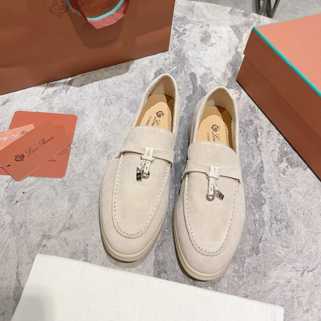 Loro Pian* Classic British Tassel Flat Loafers