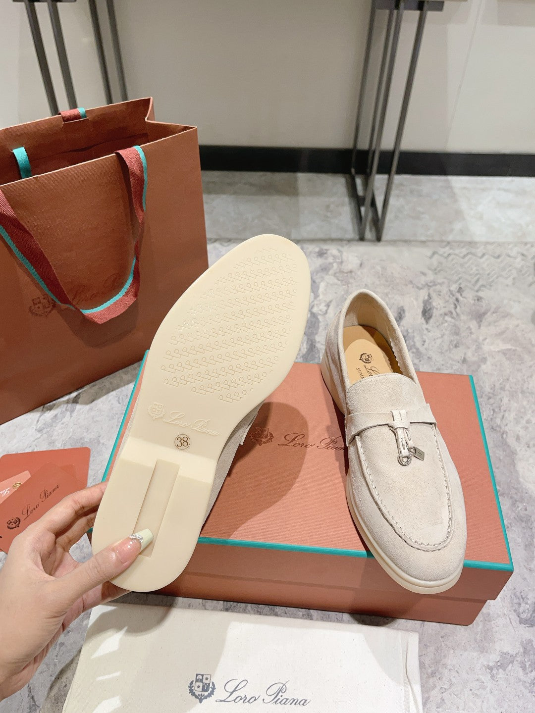 Loro Pian* Classic British Tassel Flat Loafers