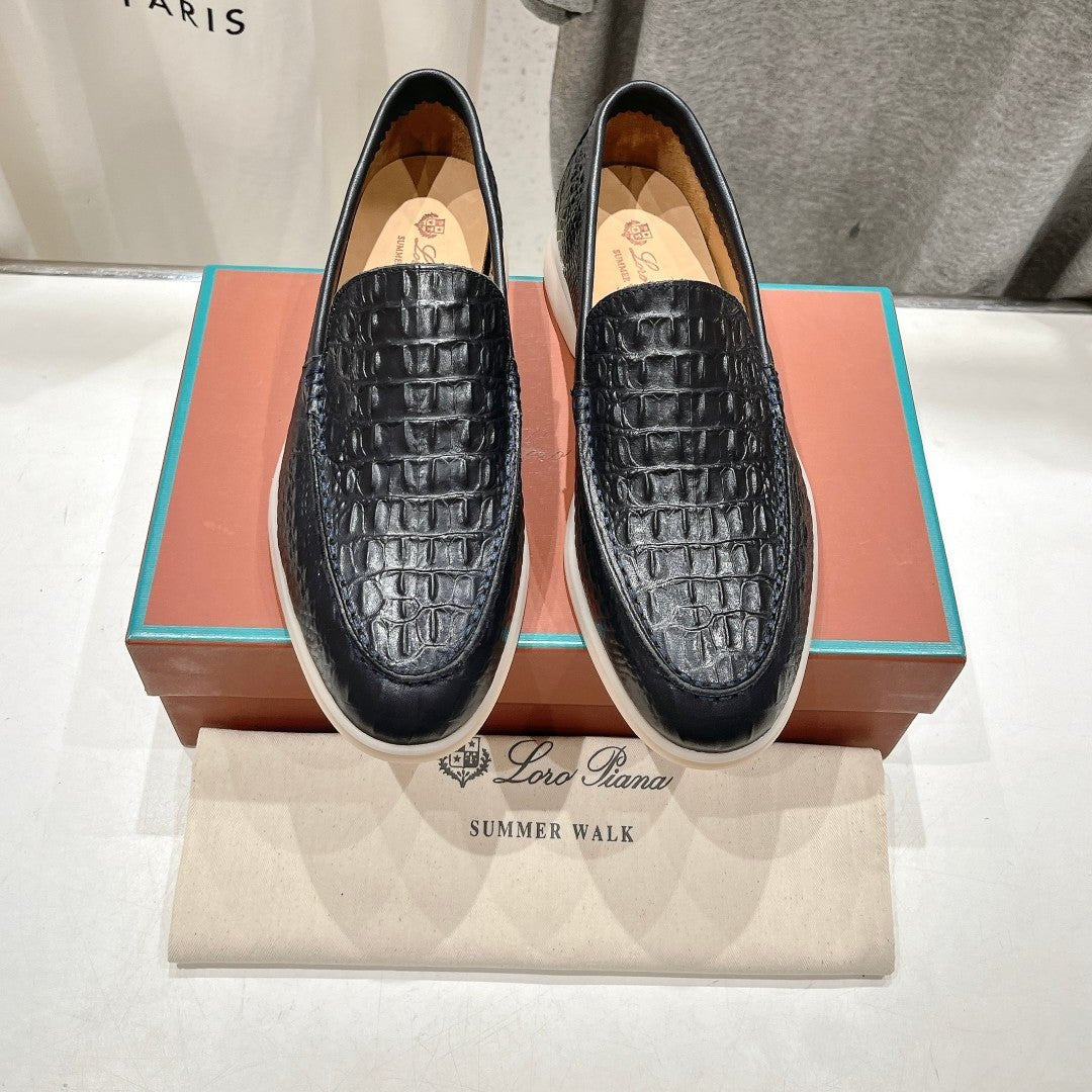 Loro Piana* *Top Quality New Slip-On Couples Driving Shoes VIP1:1