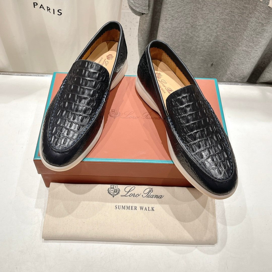 Loro Piana* *Top Quality New Slip-On Couples Driving Shoes VIP1:1