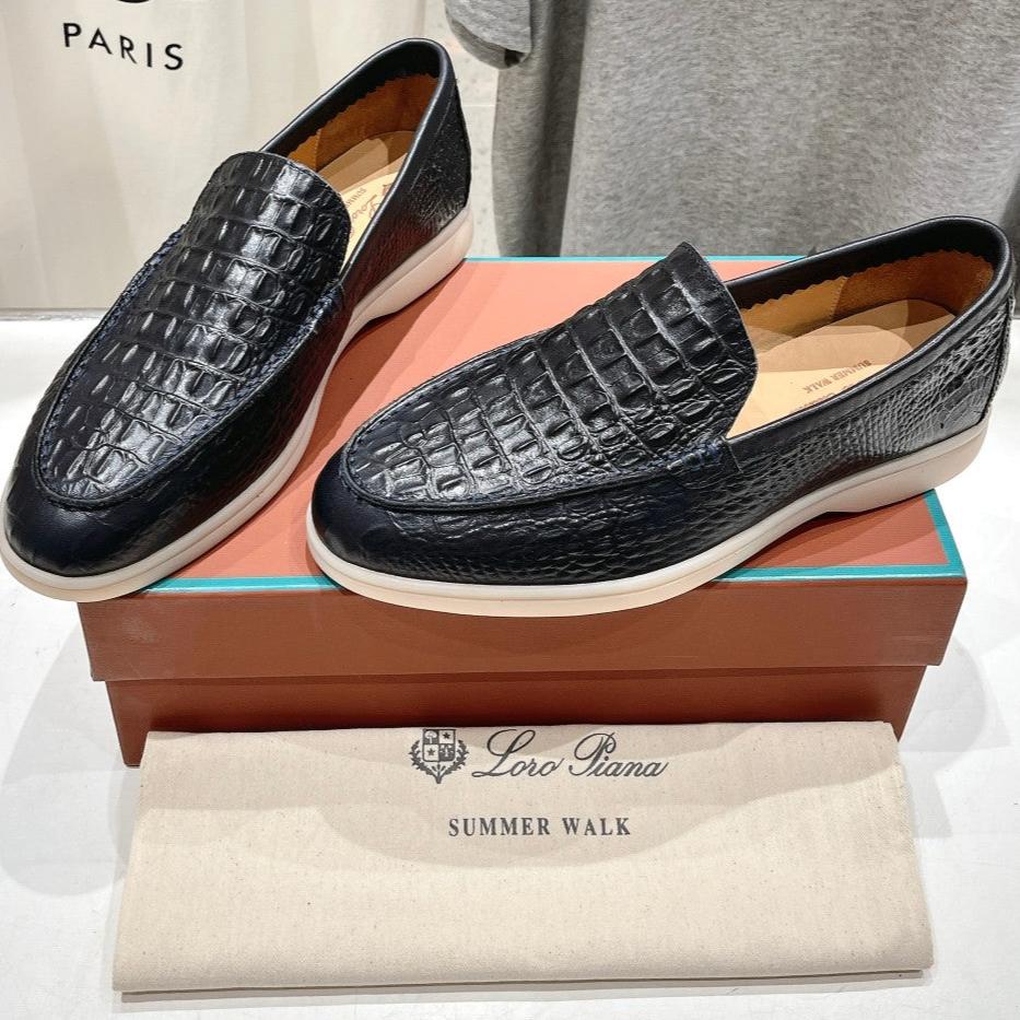 Loro Piana* *Top Quality New Slip-On Couples Driving Shoes VIP1:1