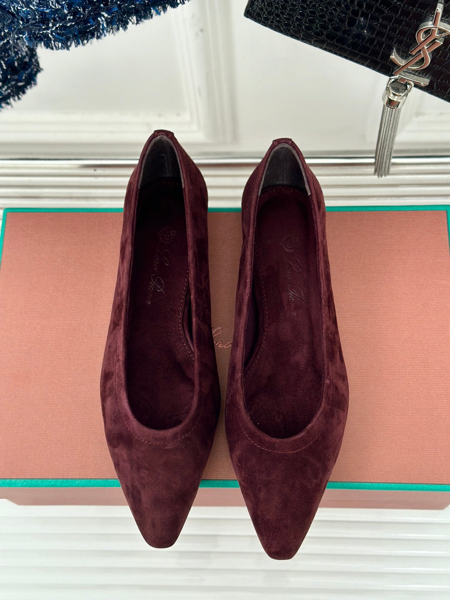 Loro Pia**/ Beautiful retro witch flat shoes top quality 1:1 VIP