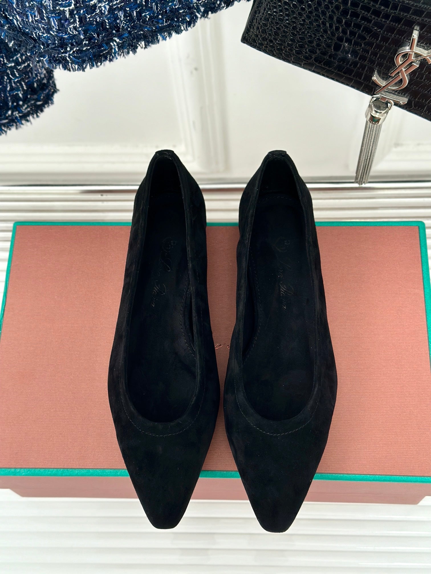 Loro Pia**/ Beautiful retro witch flat shoes top quality 1:1 VIP