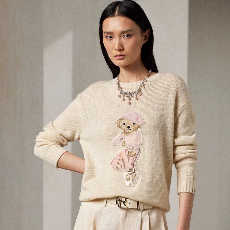 Ralph Lau** Bear Apricot Sweater
