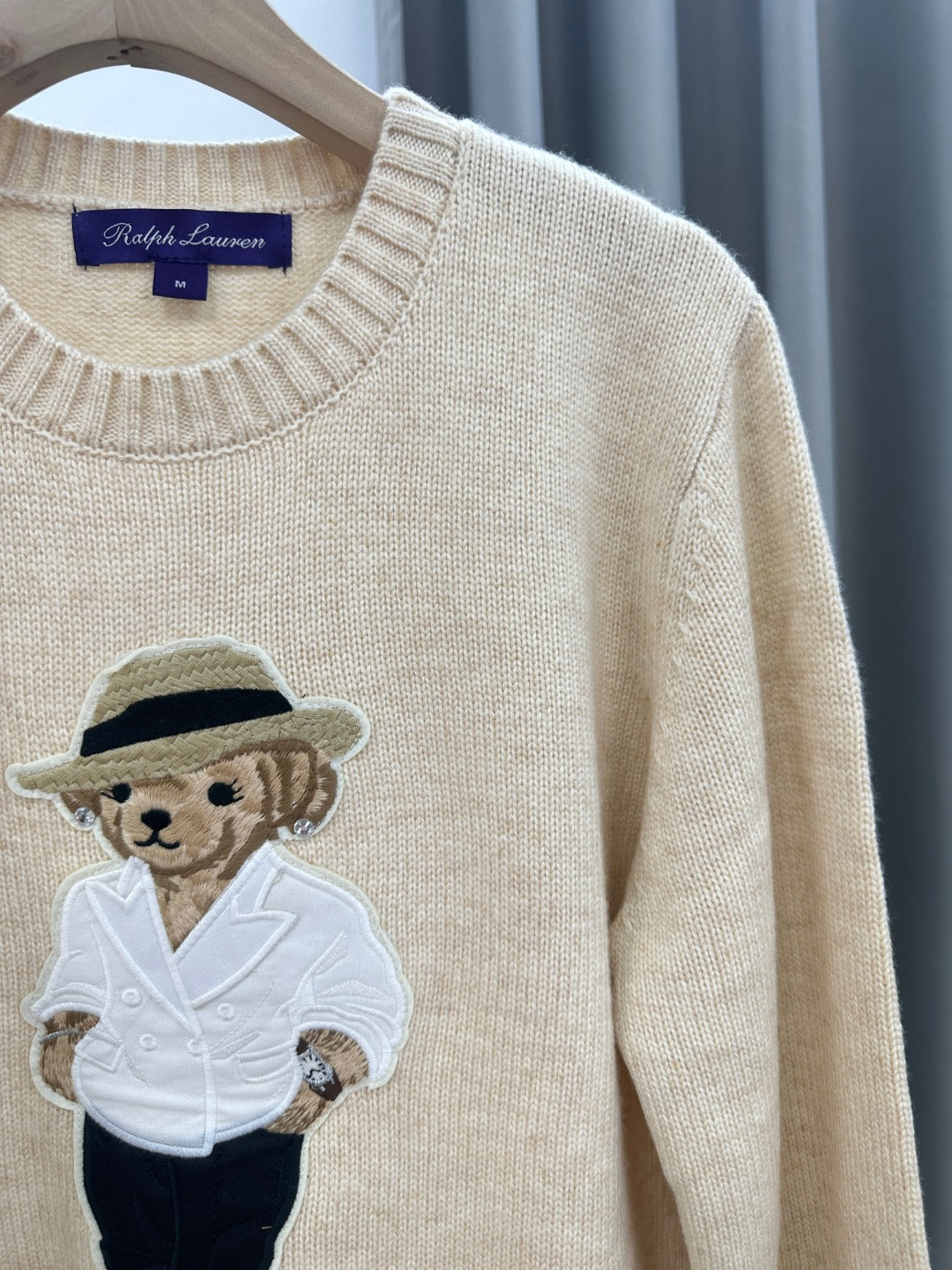 Ralph Lau** Bear Apricot Sweater