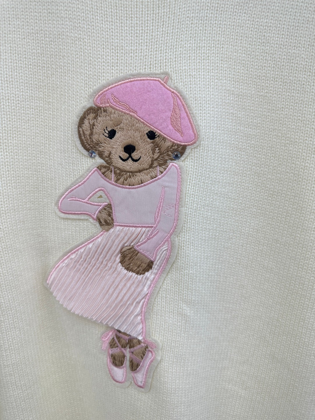 Ralph Lau** Bear Apricot Sweater