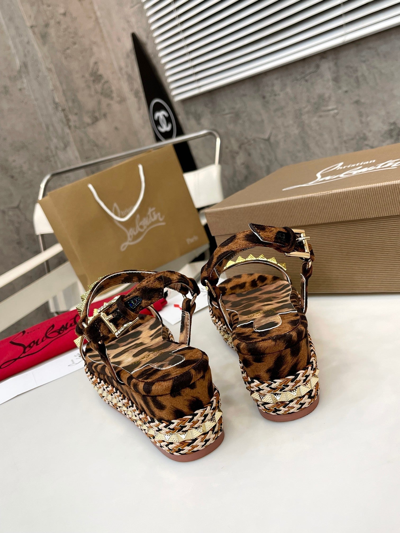 Christi** Loubout** new leather latest catwalk model VIP1:1