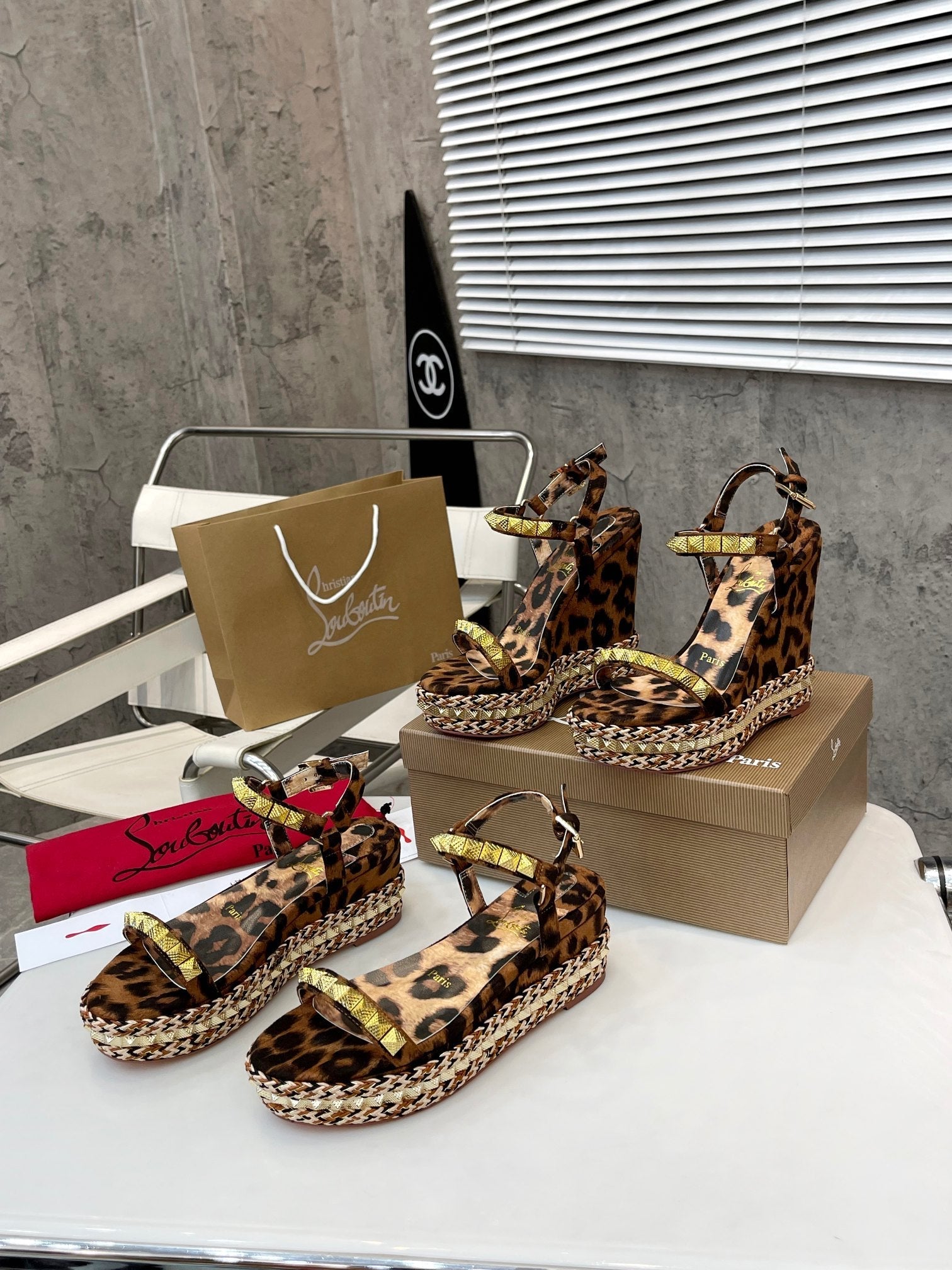 Christi** Loubout** new leather latest catwalk model VIP1:1