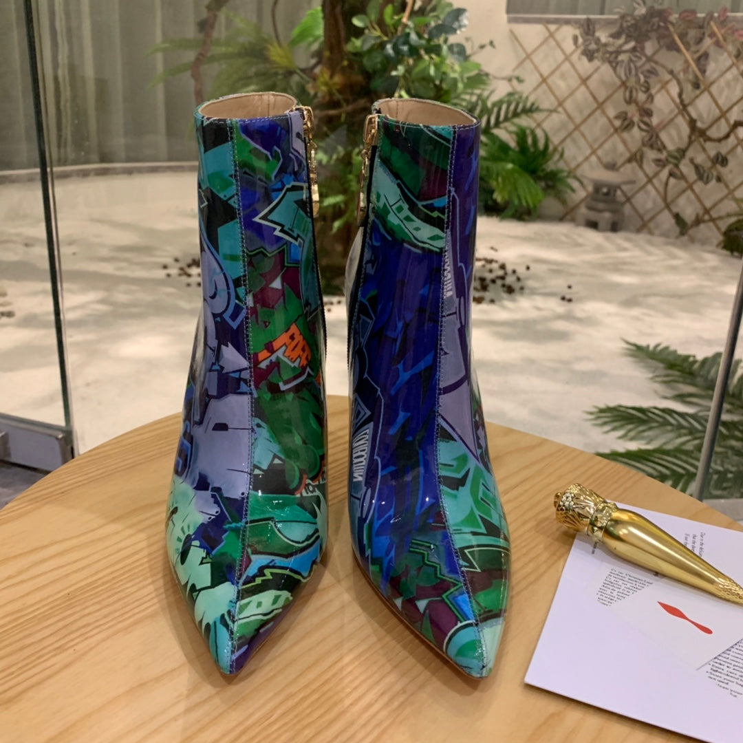 Christi** Loubout** new latest printed leather VIP1:1