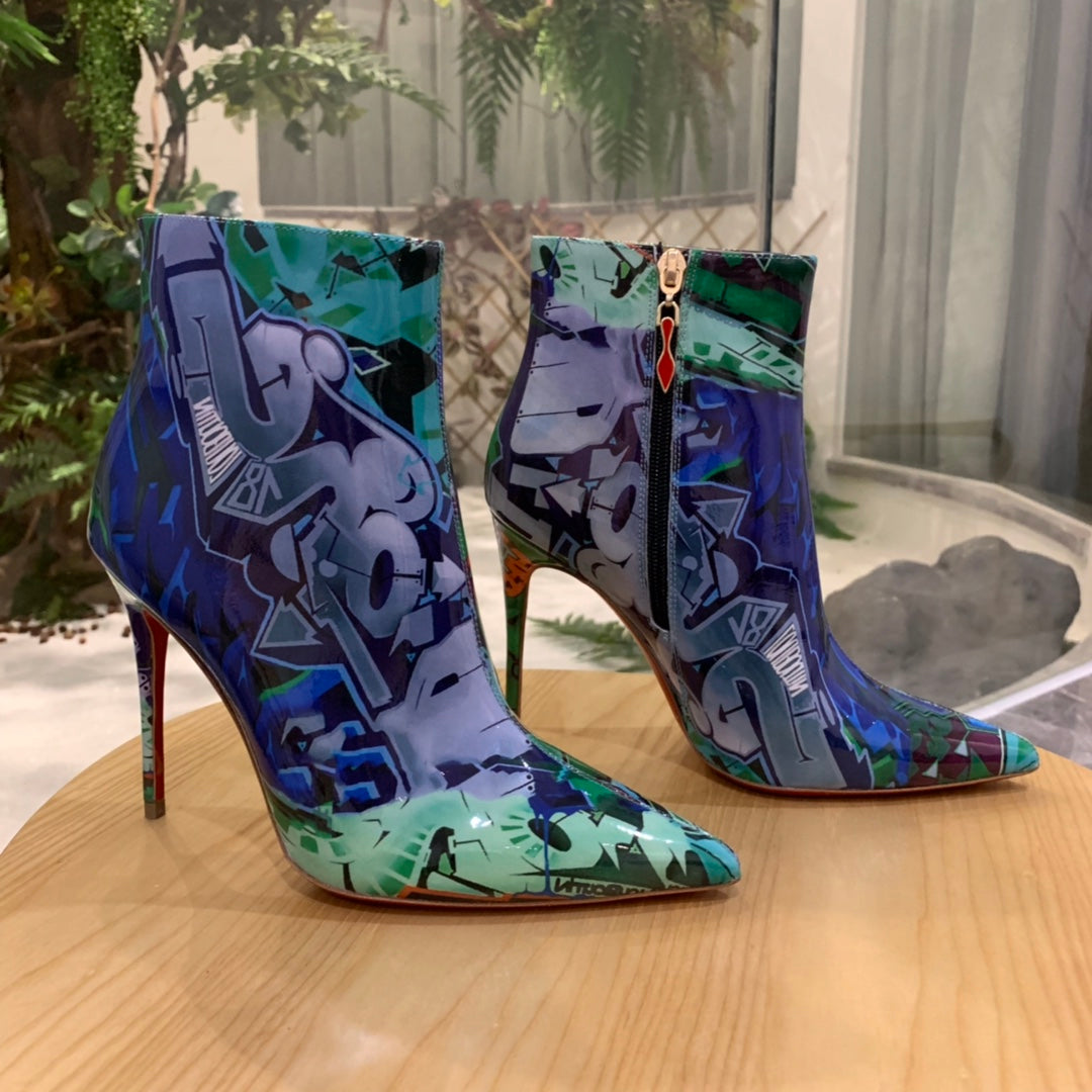 Christi** Loubout** new latest printed leather VIP1:1