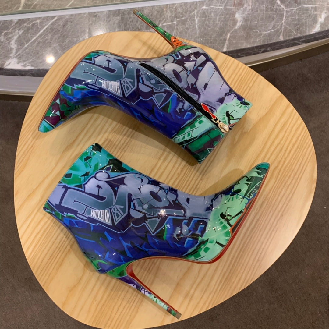 Christi** Loubout** new latest printed leather VIP1:1