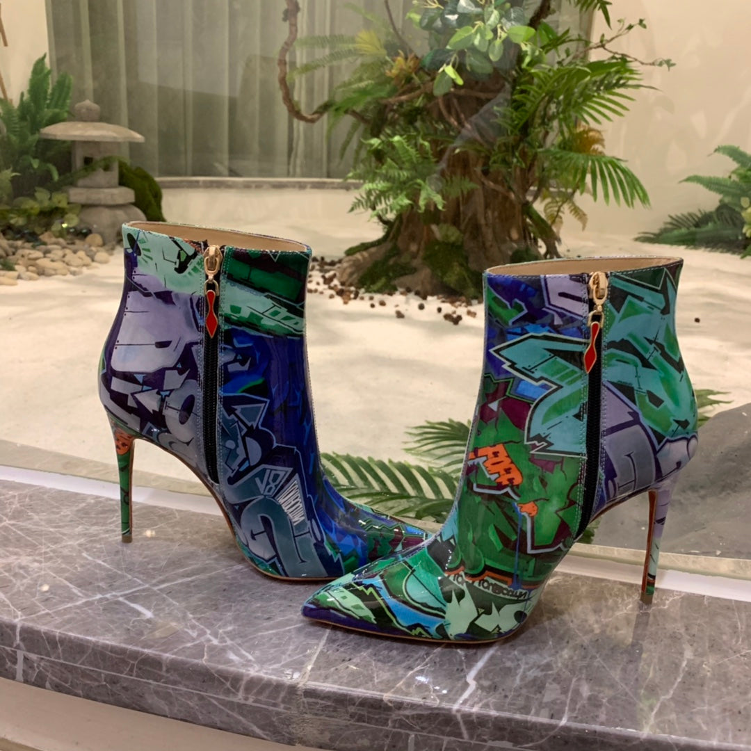 Christi** Loubout** new latest printed leather VIP1:1