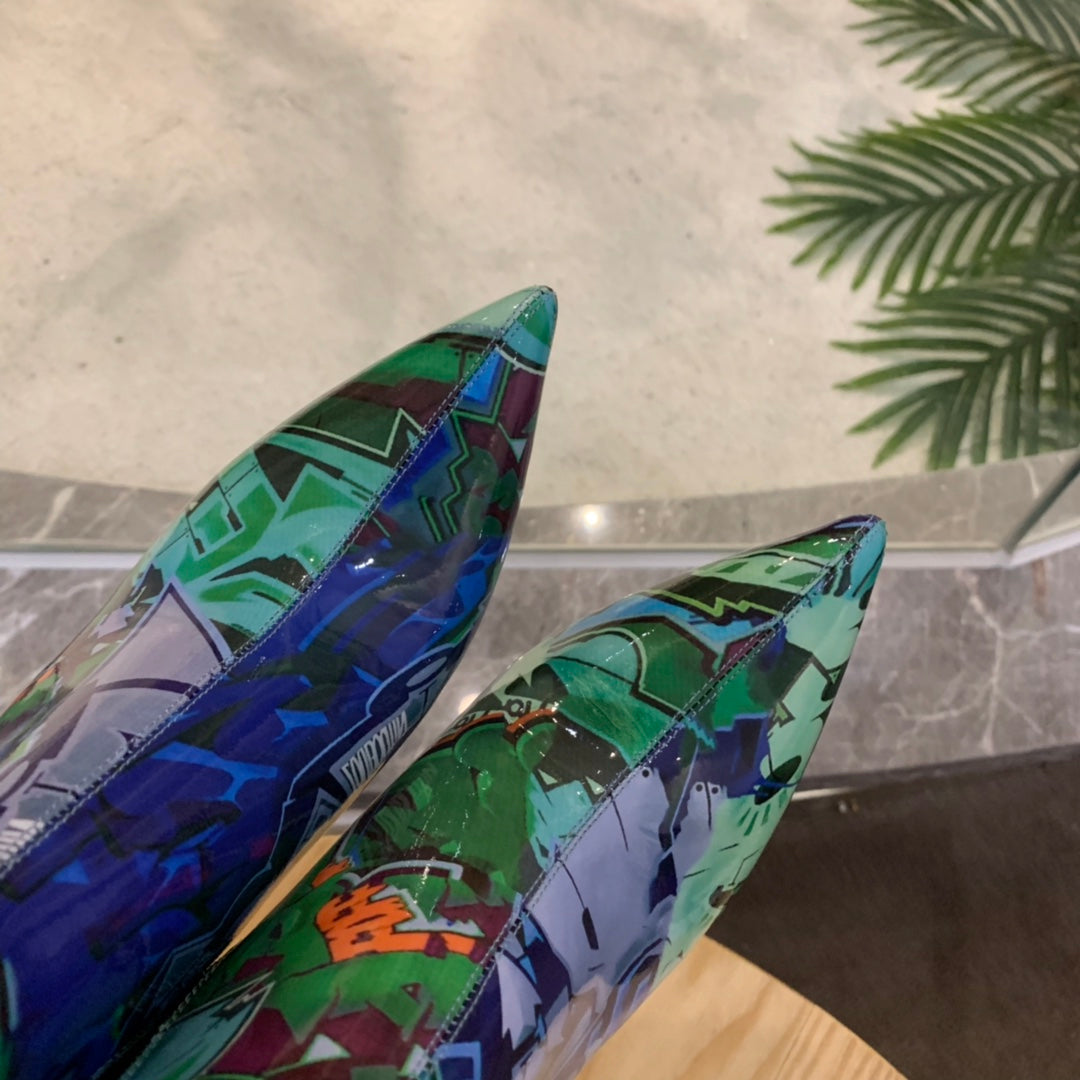 Christi** Loubout** new latest printed leather VIP1:1