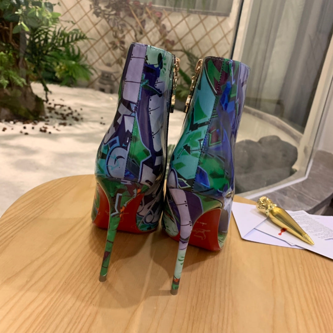 Christi** Loubout** new latest printed leather VIP1:1