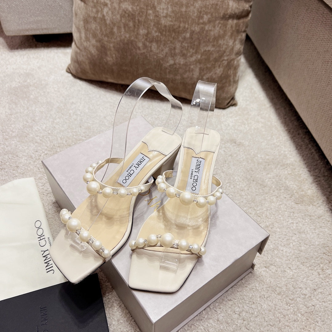 Jim** Cho*Pearl Sandals Summer VIP1:1
