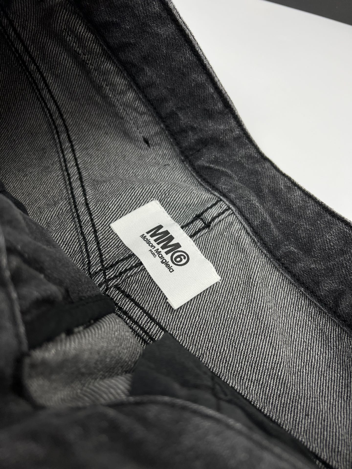 MM6 embroidered number skirt