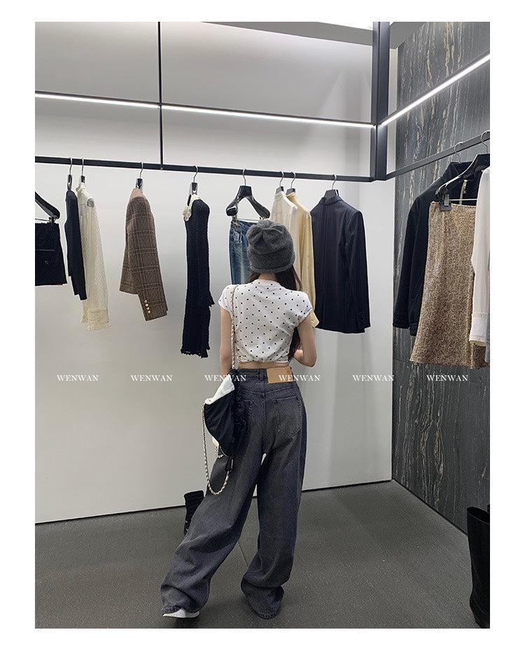 MM6 loose denim trousers