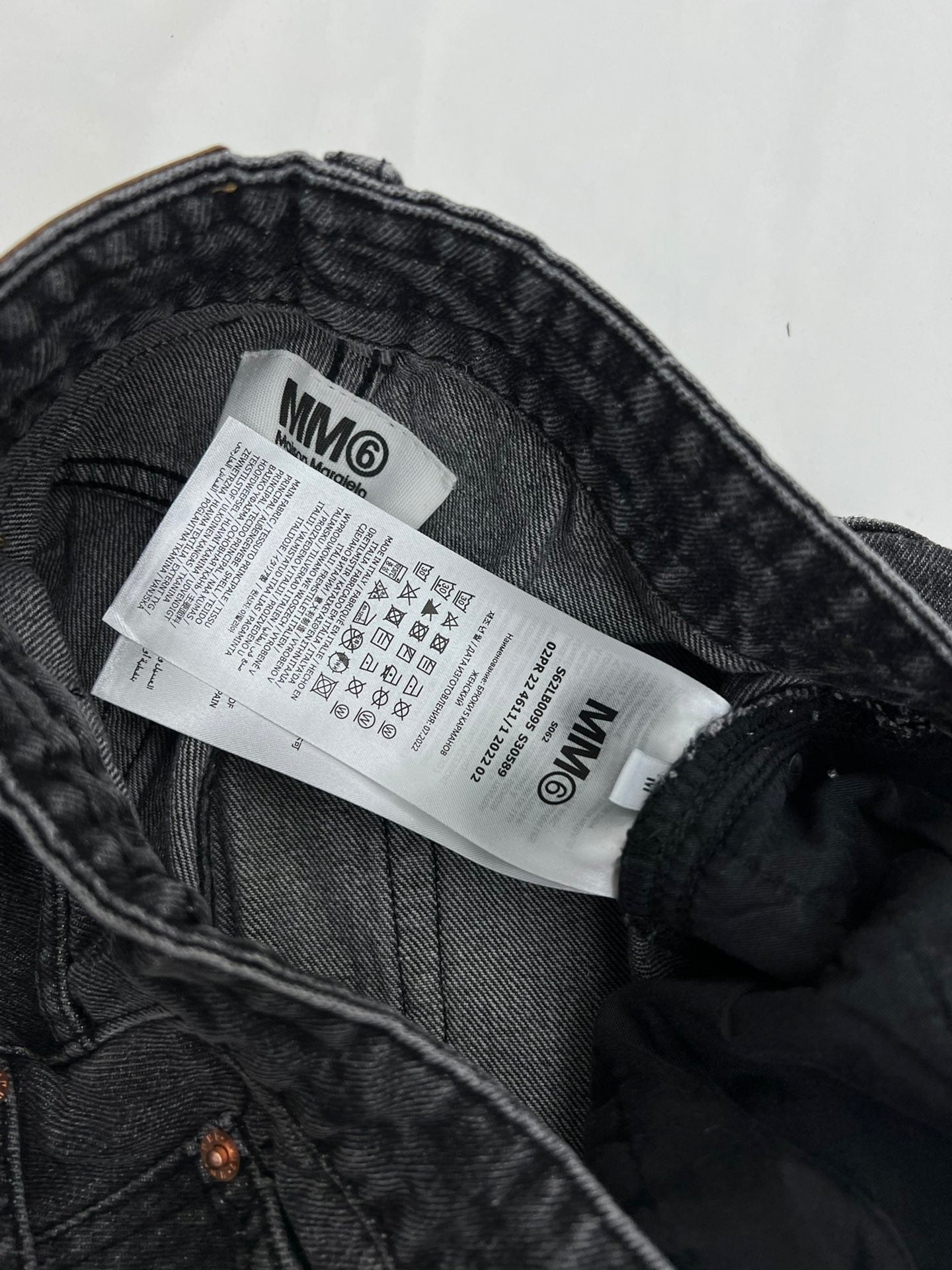 MM6 loose denim trousers