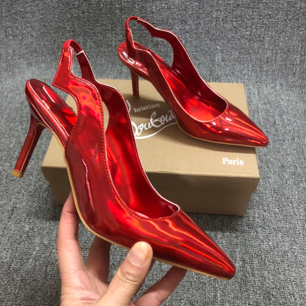 Christia** Loubout** red women's high heels