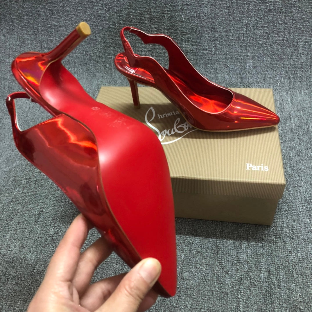 Christia** Loubout** red women's high heels