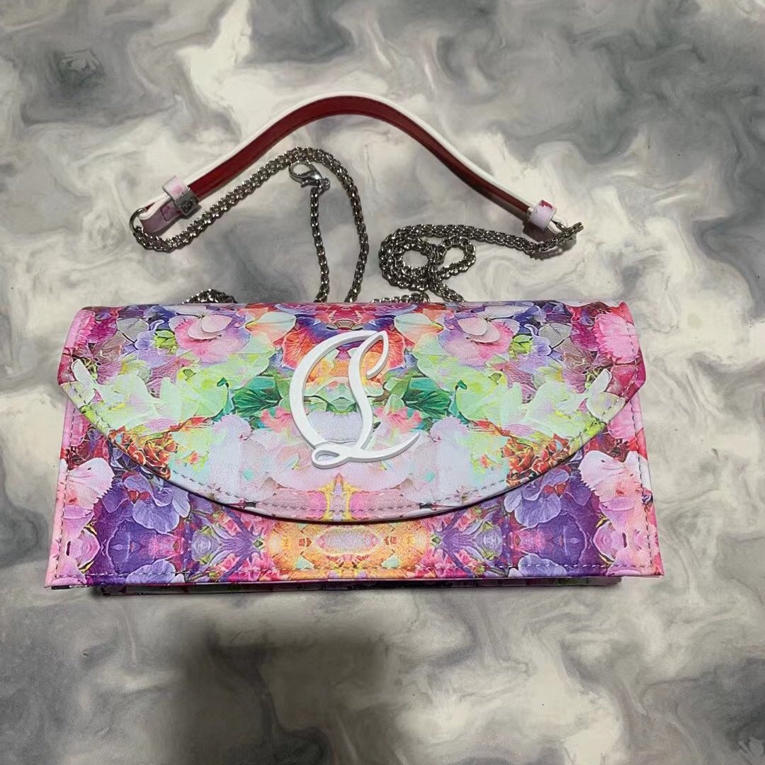 Christi** Loubout** New Flower Shoulder Bag
