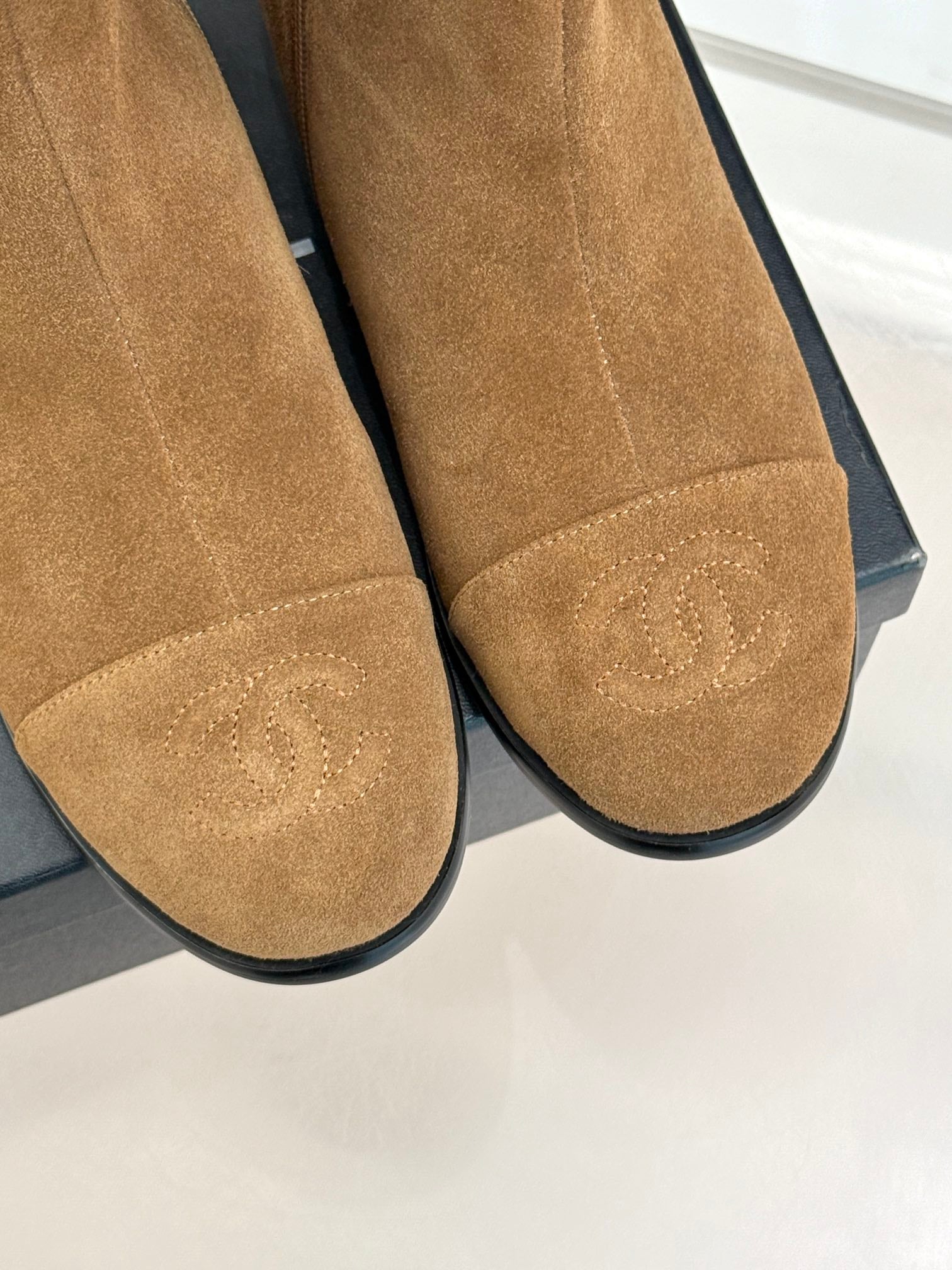 CHANE*｜Chanel classic autumn and winter double C color matching snow boots VIP 1:1