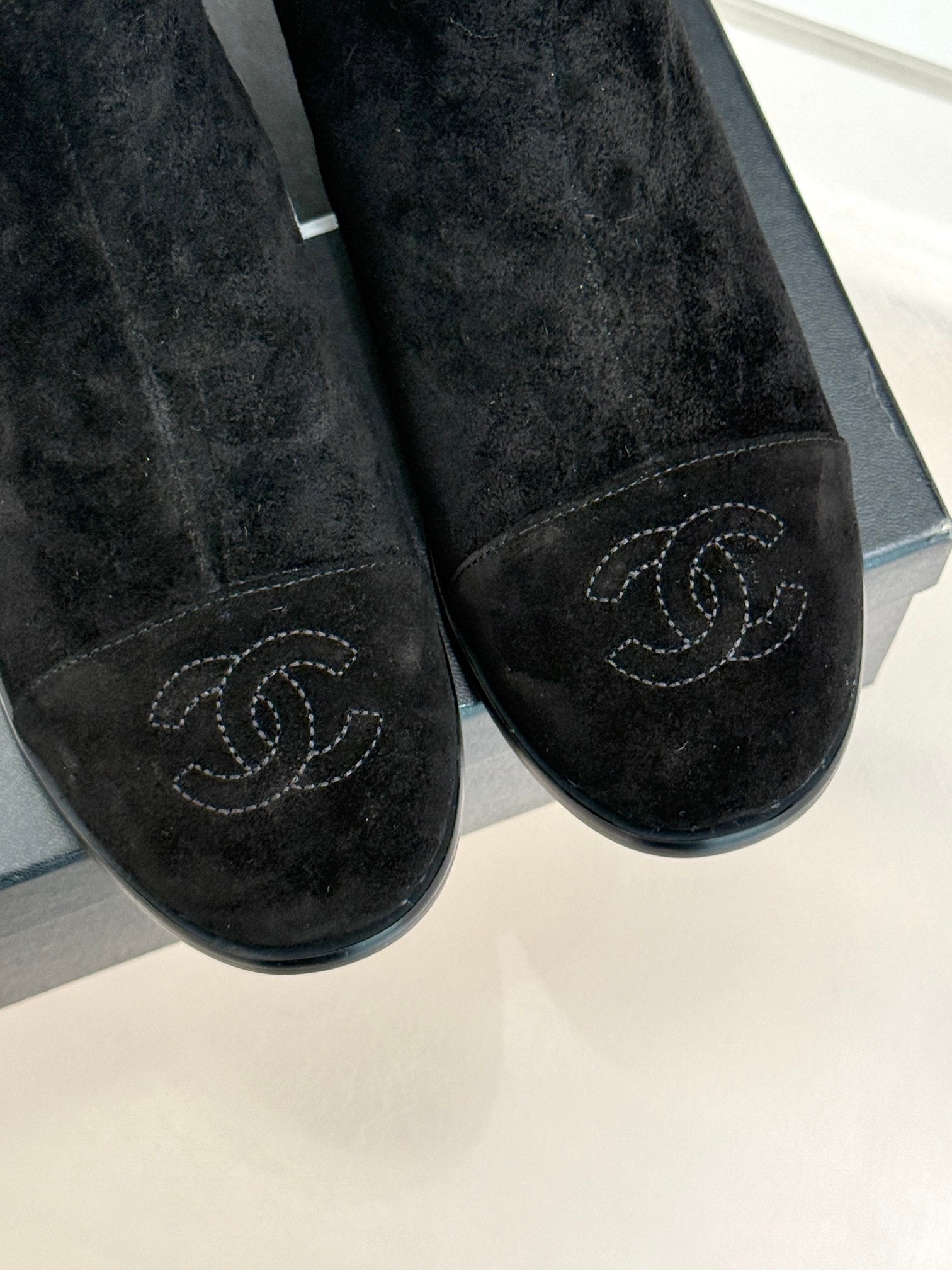 CHANE*｜Chanel classic autumn and winter double C color matching snow boots VIP 1:1