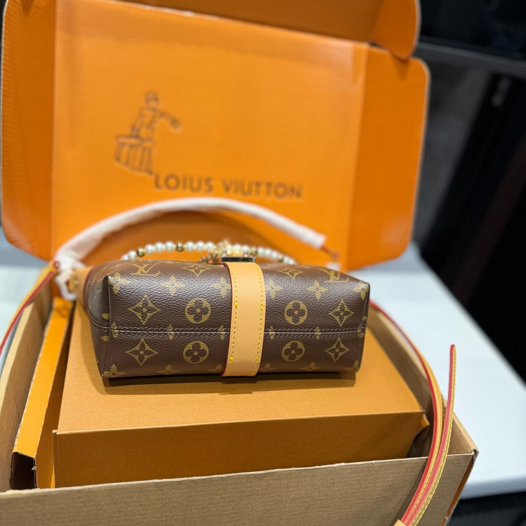 Classic monogram canvas shoulder bag