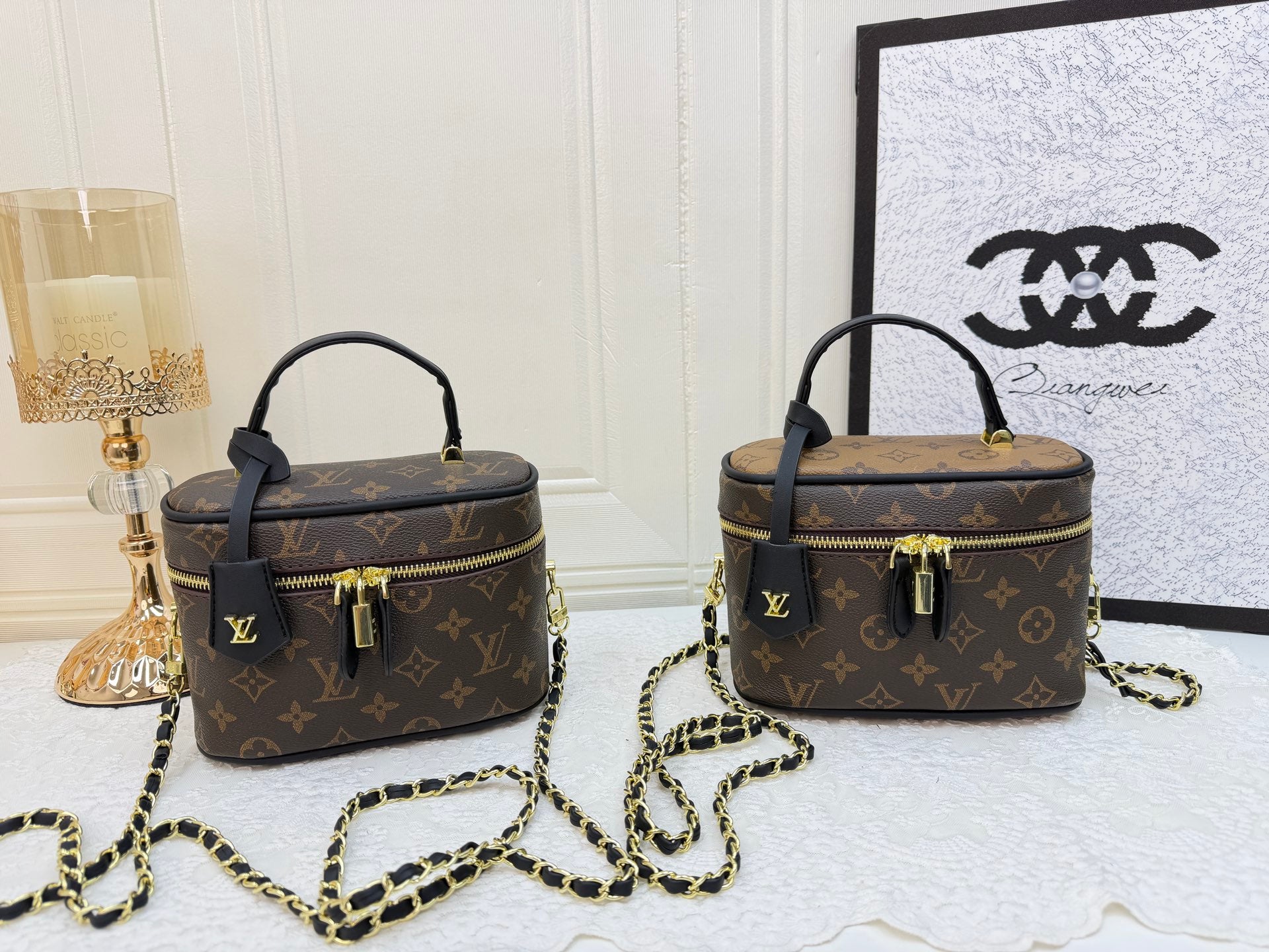 Vintage and versatile high-end shoulder bag