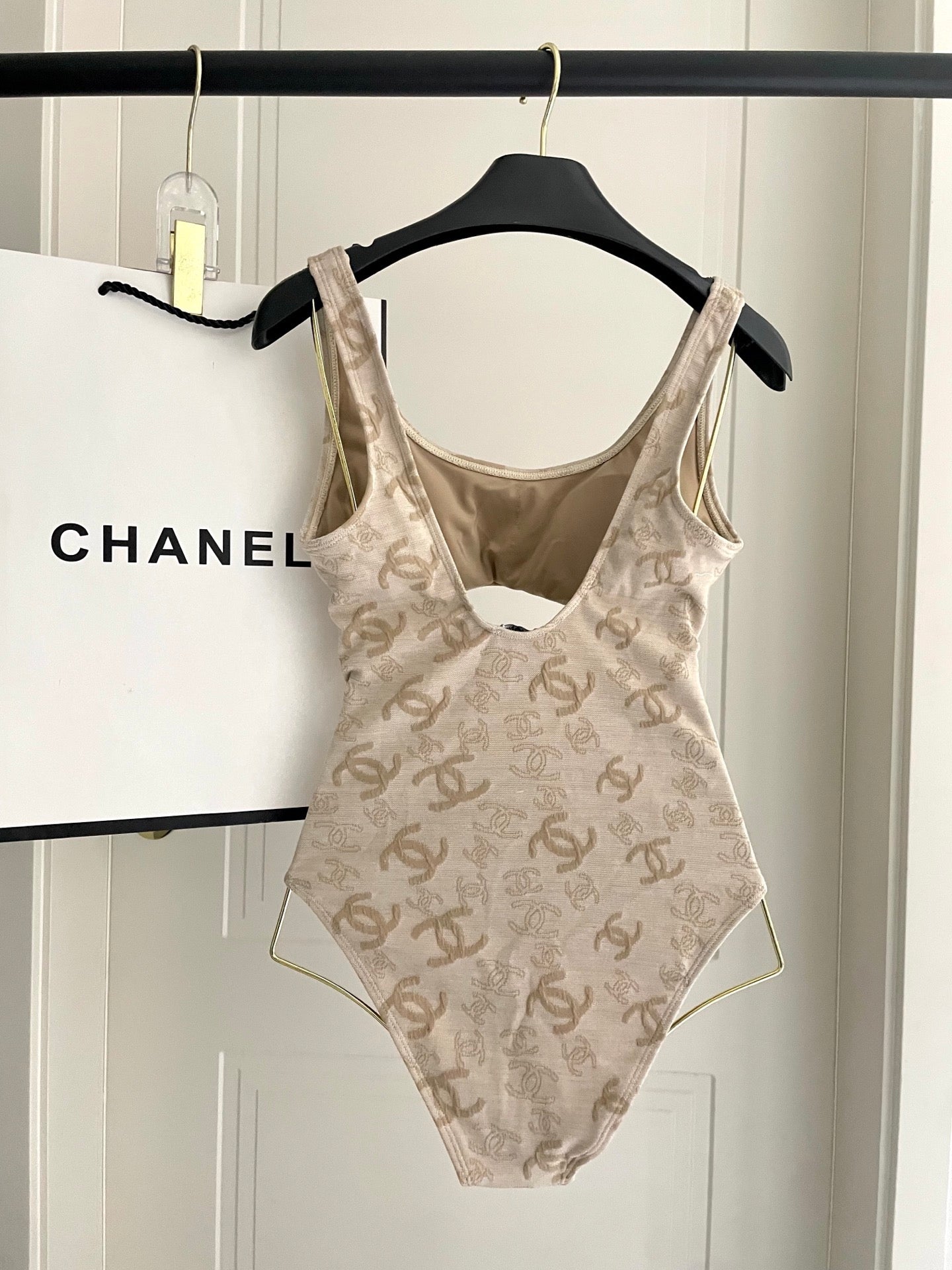 New jacquard one-piece swimsuit