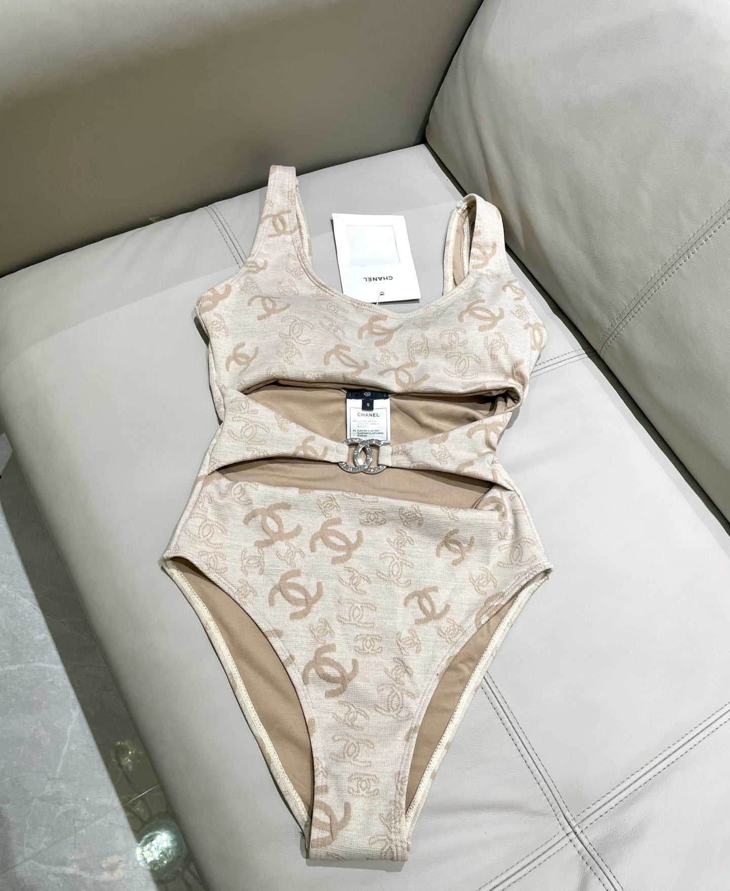 New jacquard one-piece swimsuit