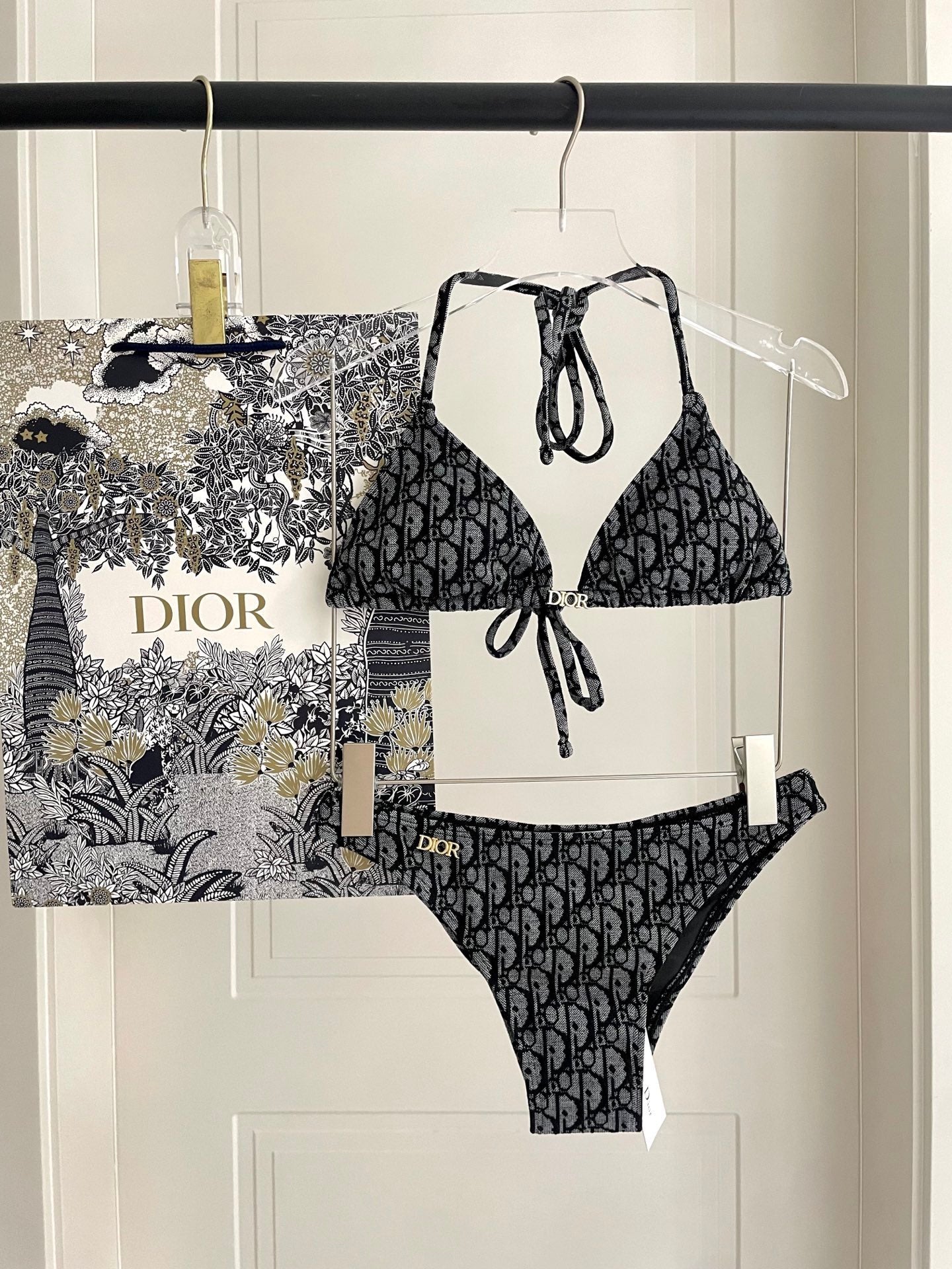 New jacquard one-piece swimsuit