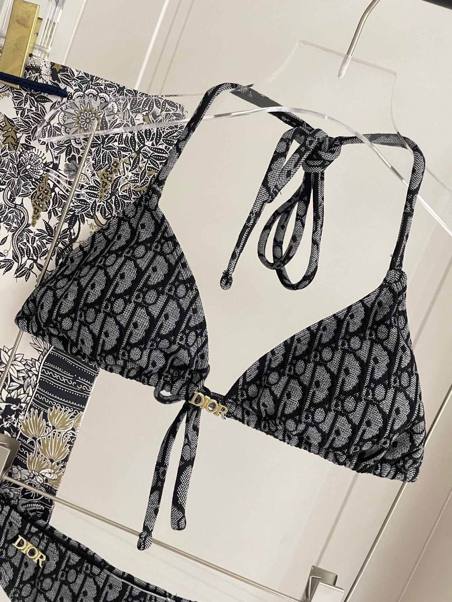 New jacquard one-piece swimsuit