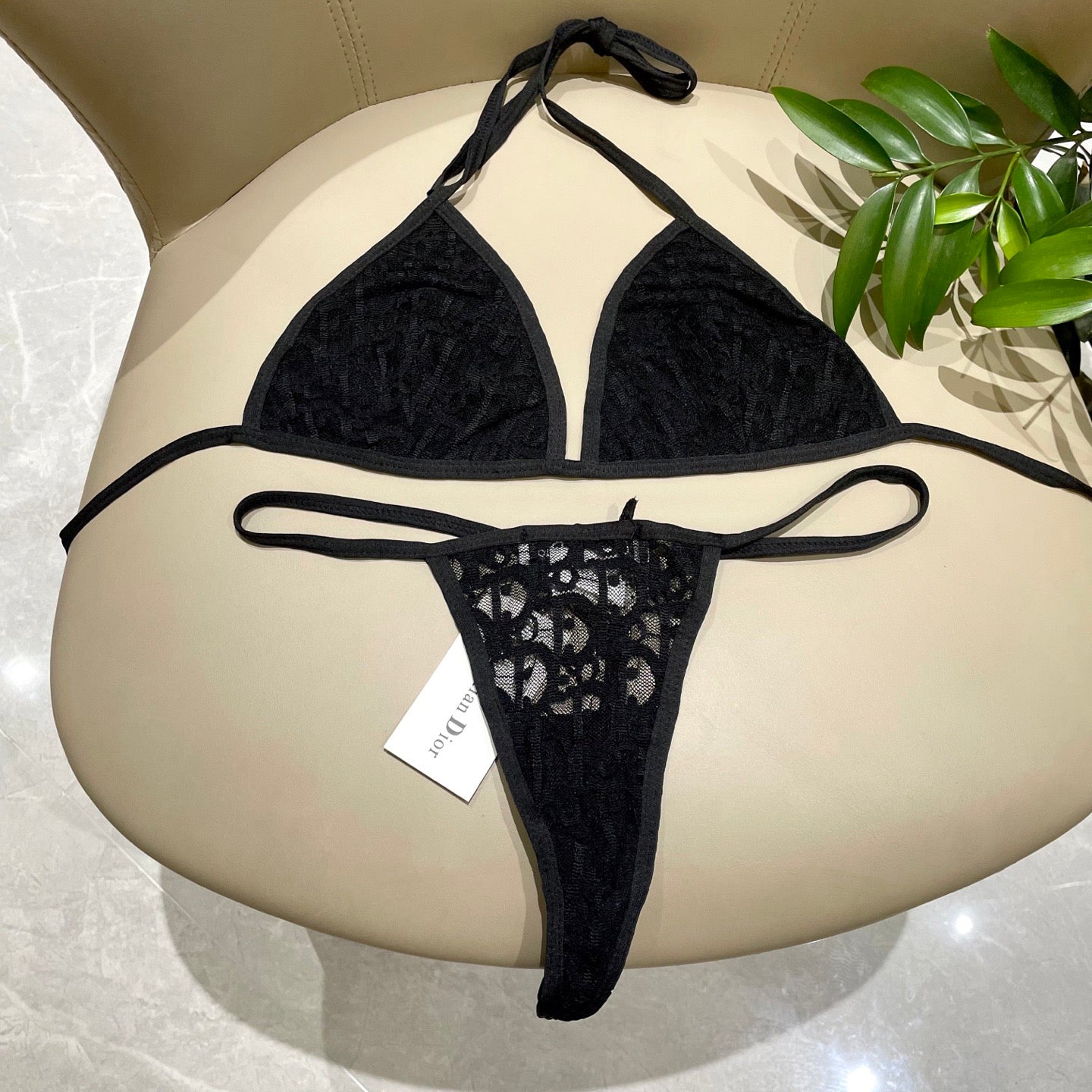 Two-piece bikini thong