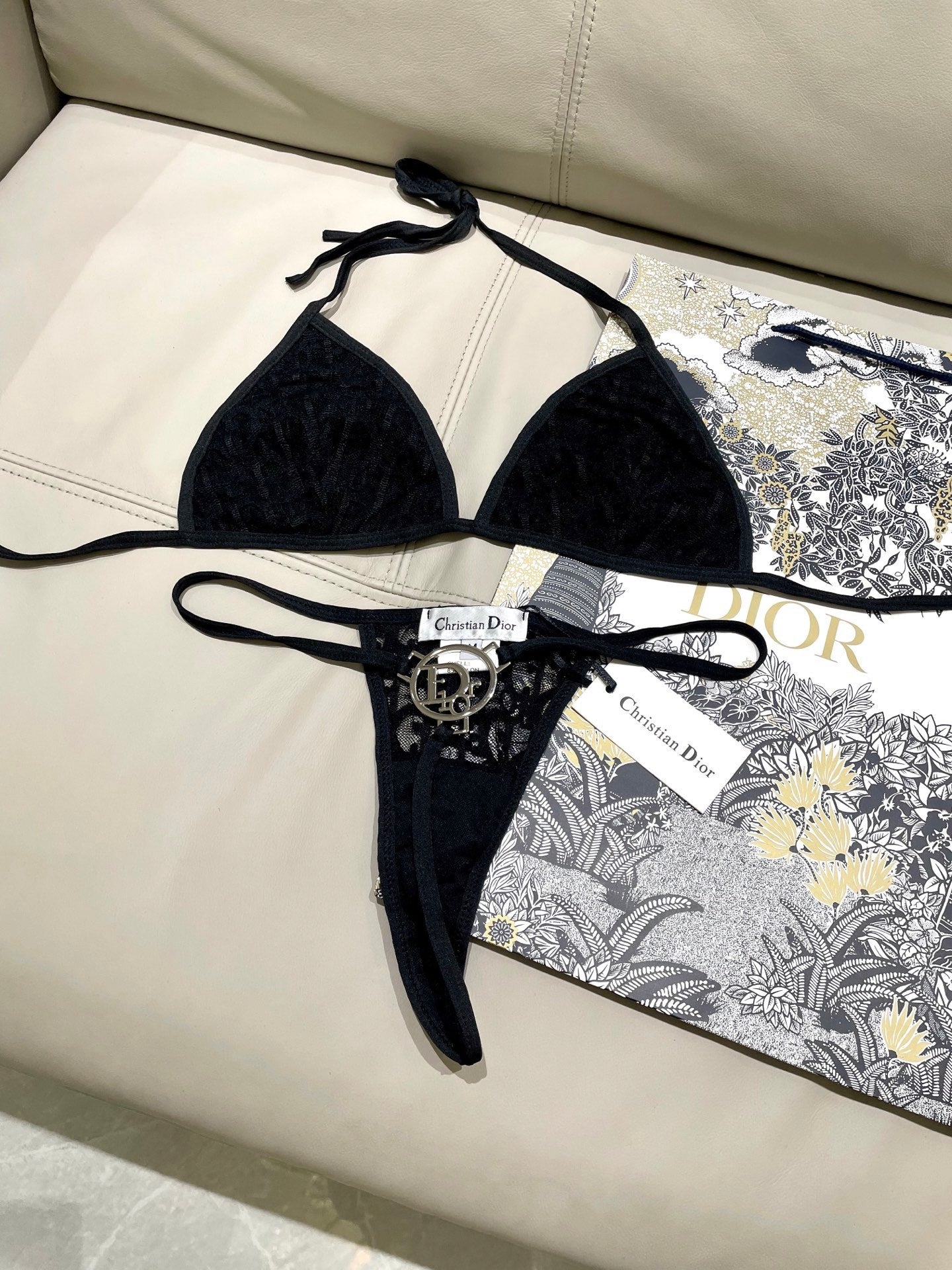 Two-piece bikini thong