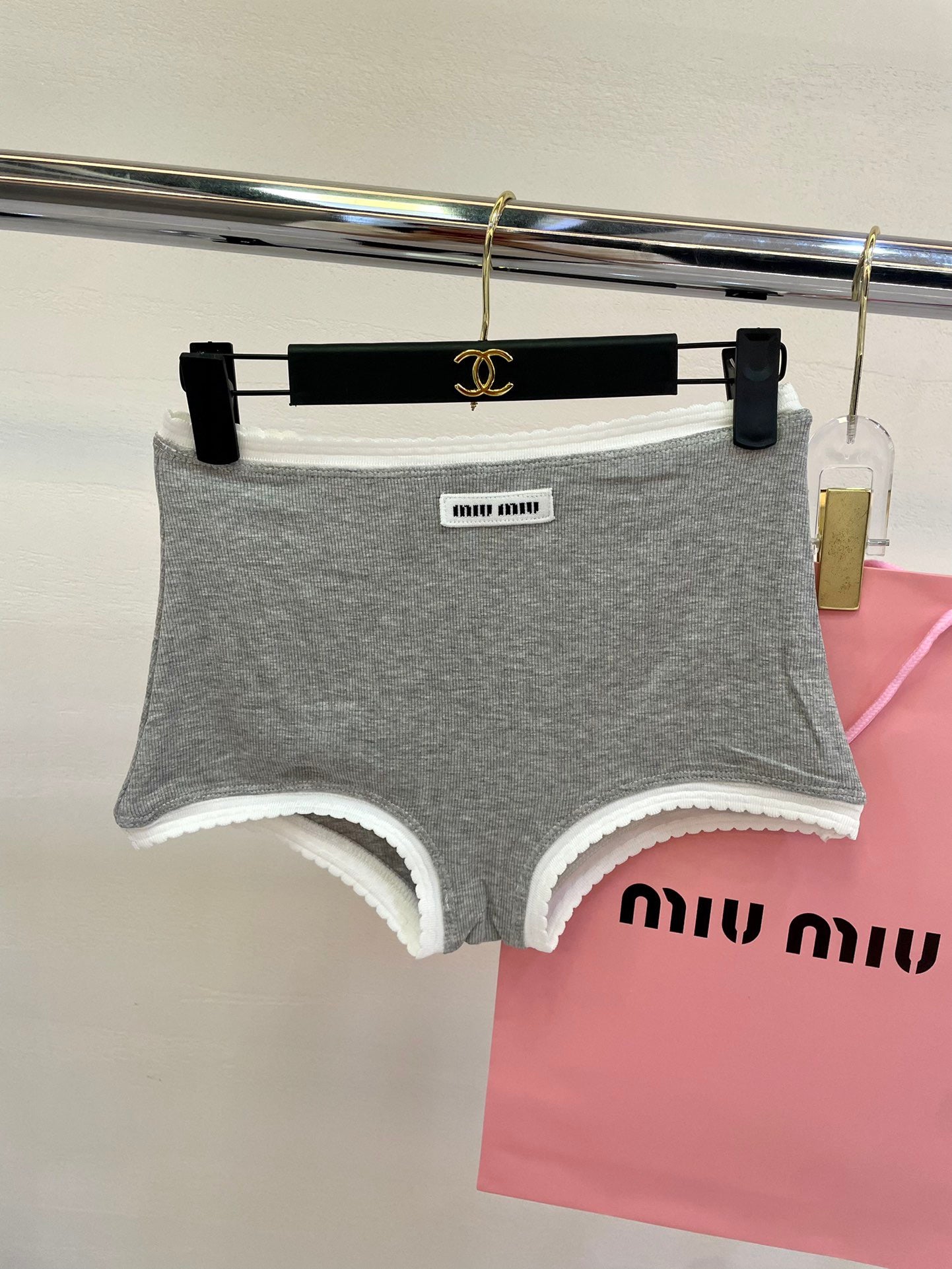 New stylish two-piece swimsuit with an elegant and sophisticated design.