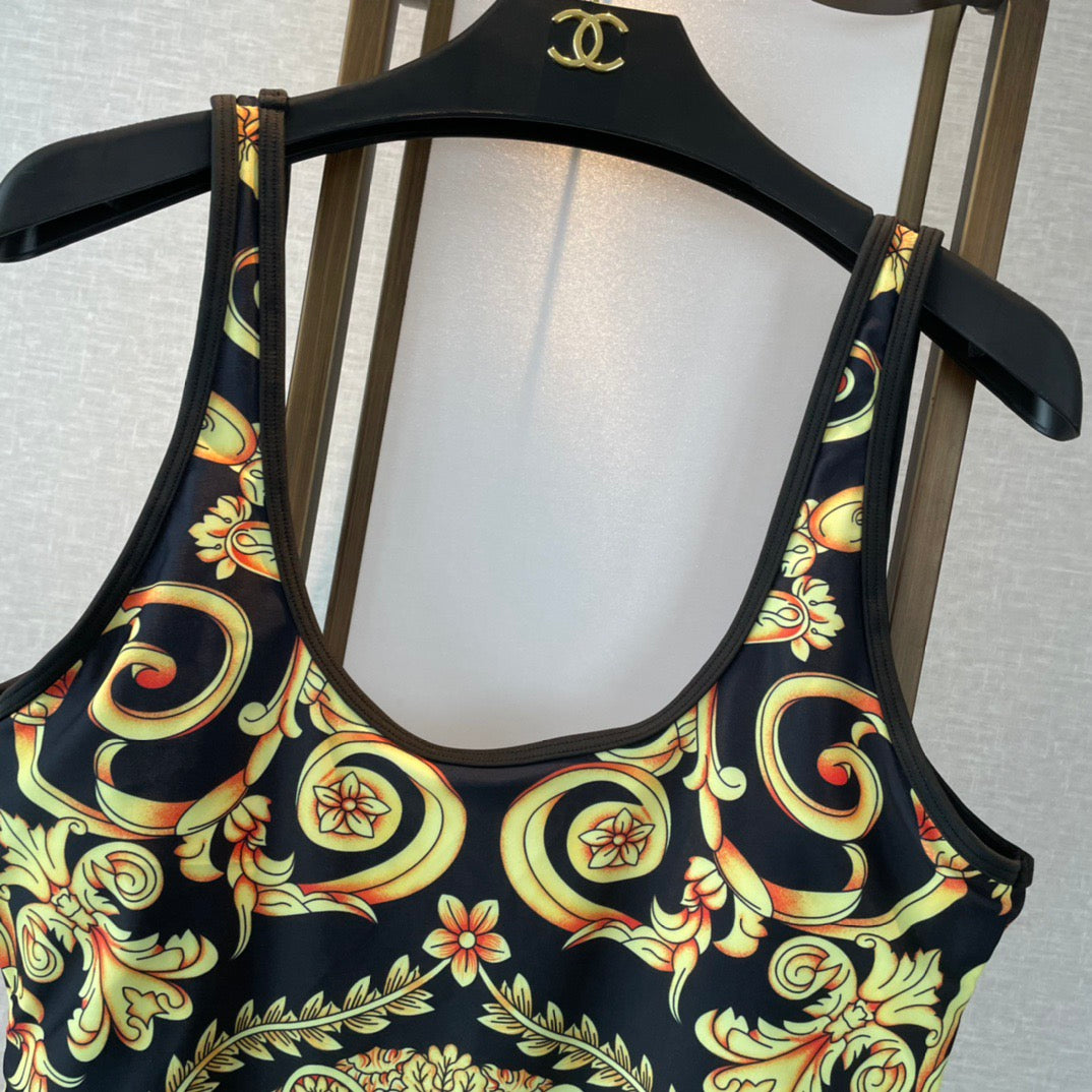 New printed one-piece swimsuit