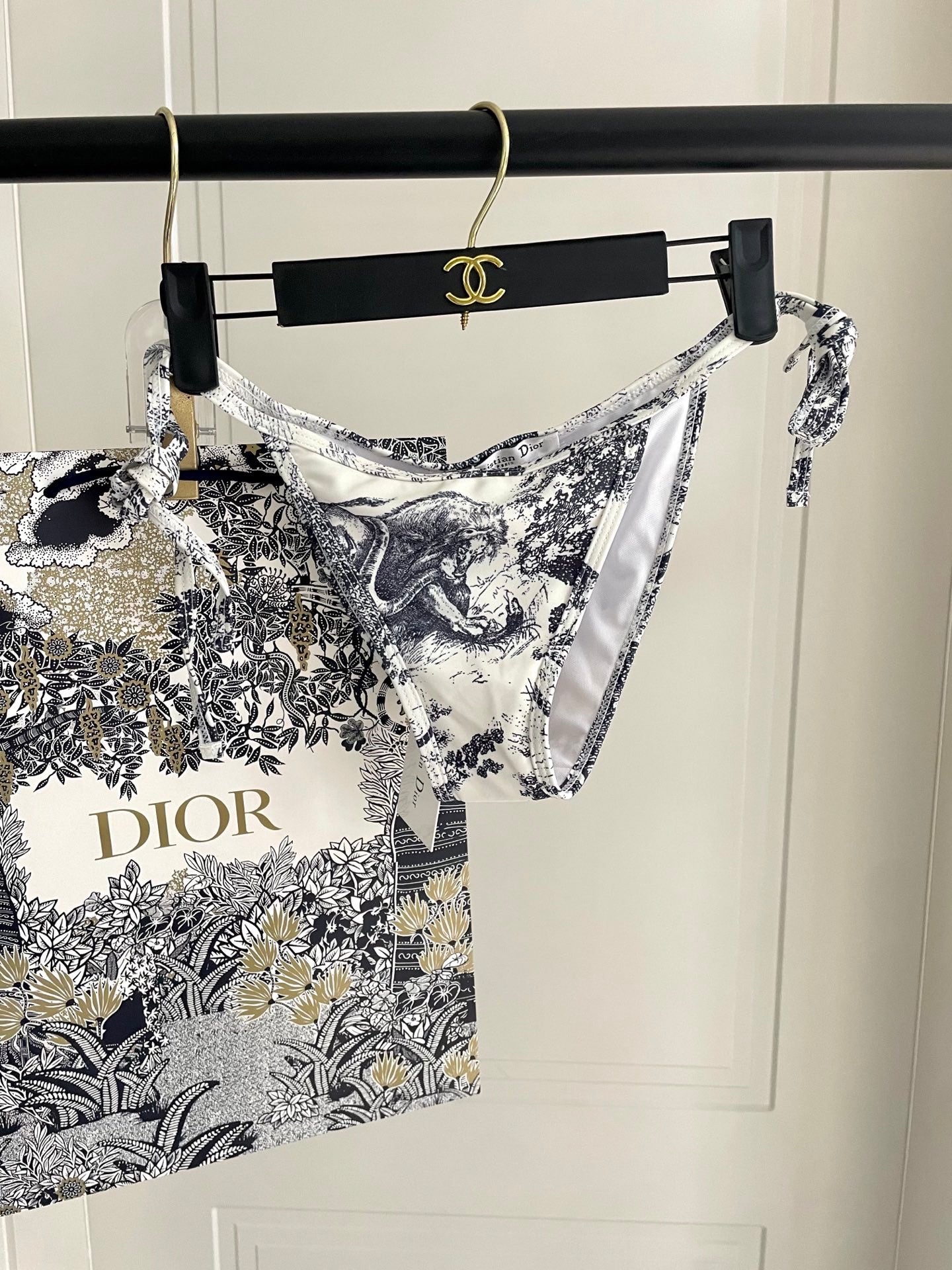 New stylish three-piece swimsuit