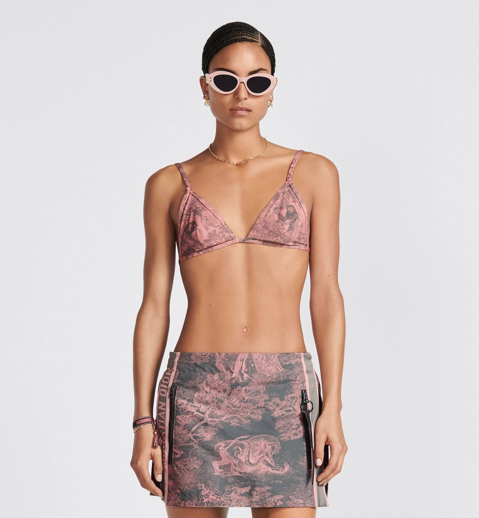 New stylish three-piece swimsuit