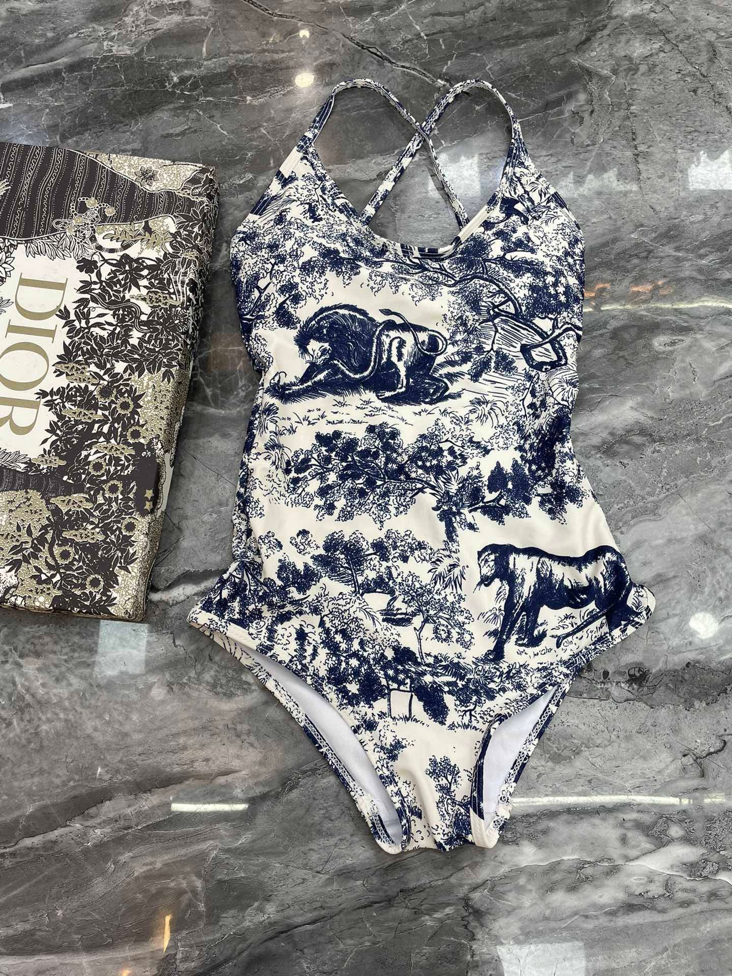 Classic one-piece swimsuit