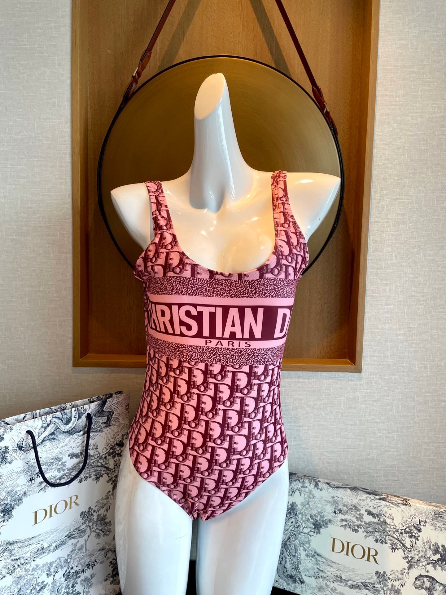 Classic and elegant one-piece swimsuit