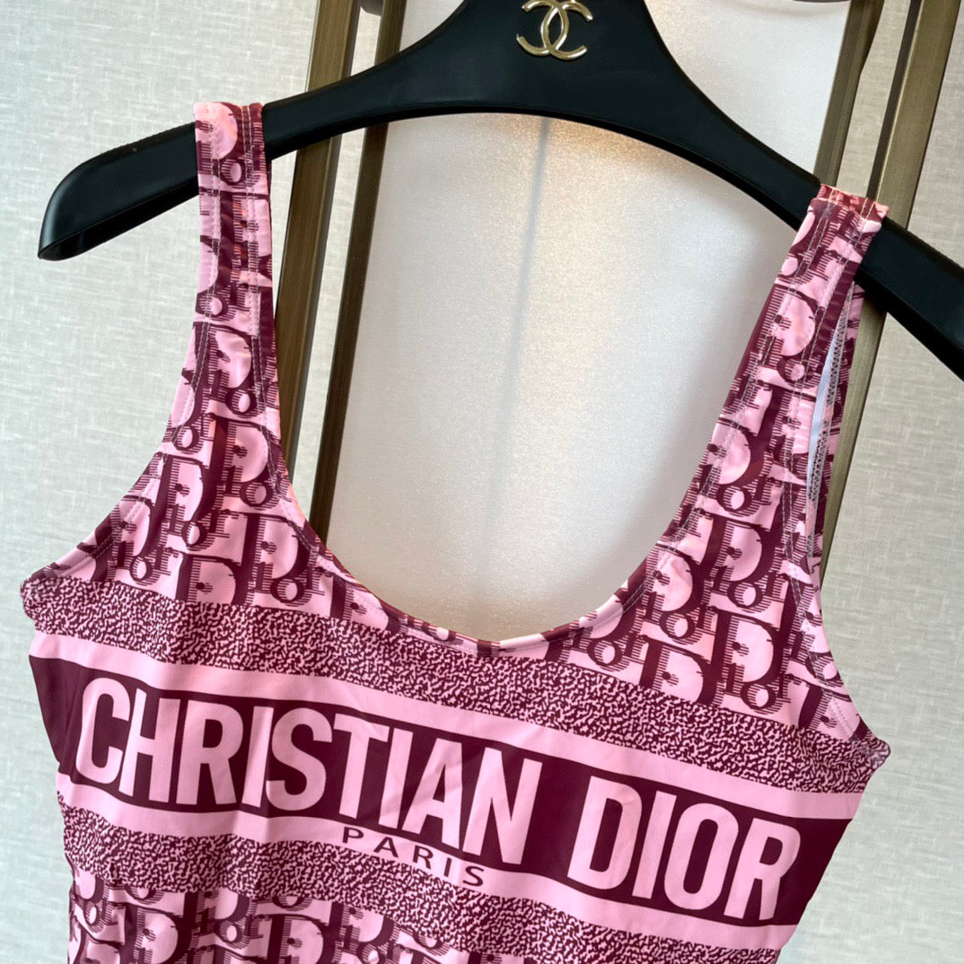 Classic and elegant one-piece swimsuit