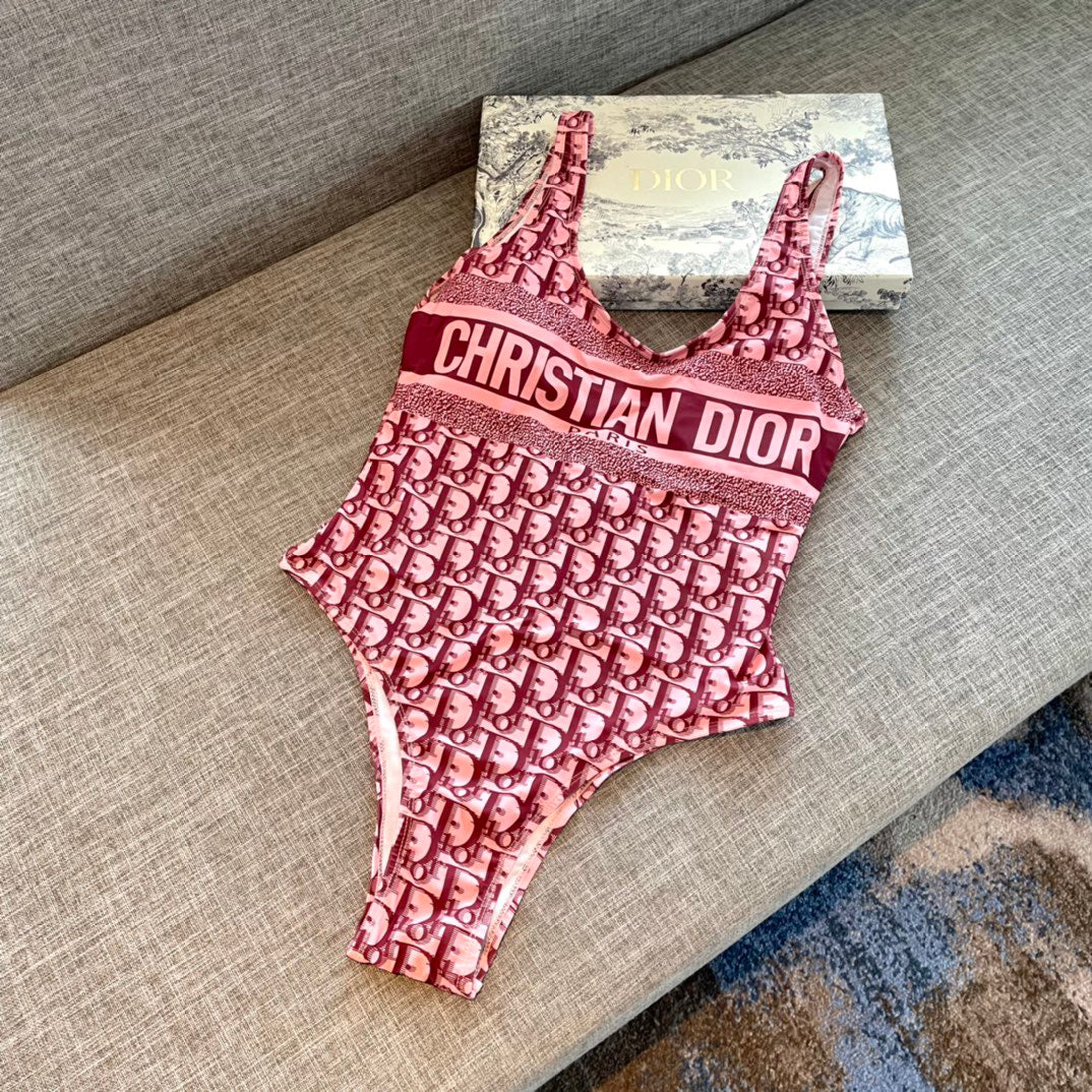 Classic and elegant one-piece swimsuit