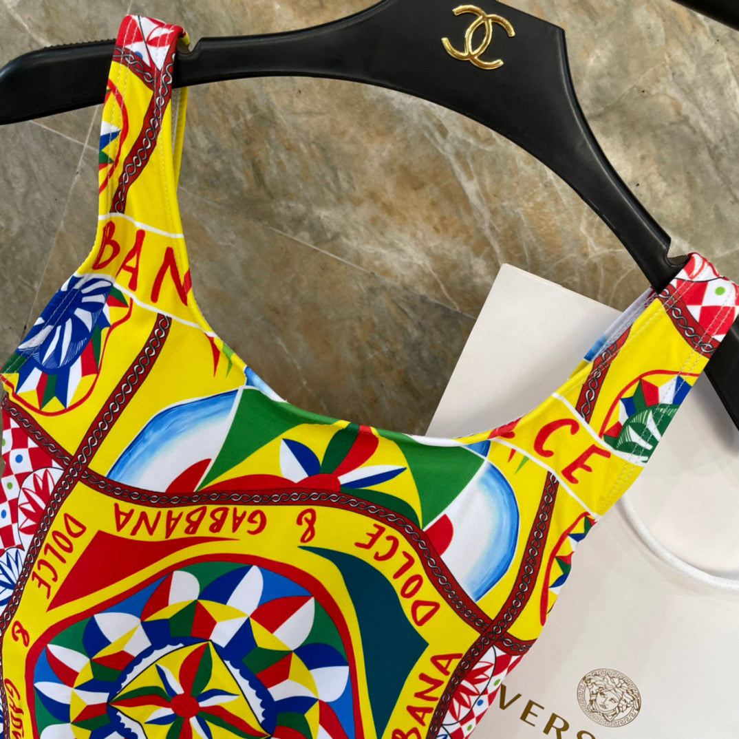 Stylish one-piece swimsuit