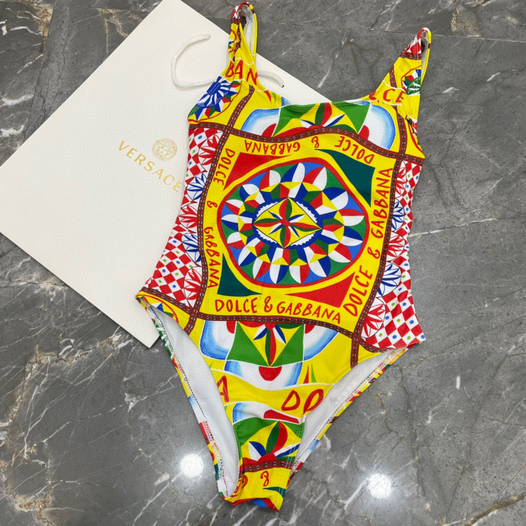 Stylish one-piece swimsuit