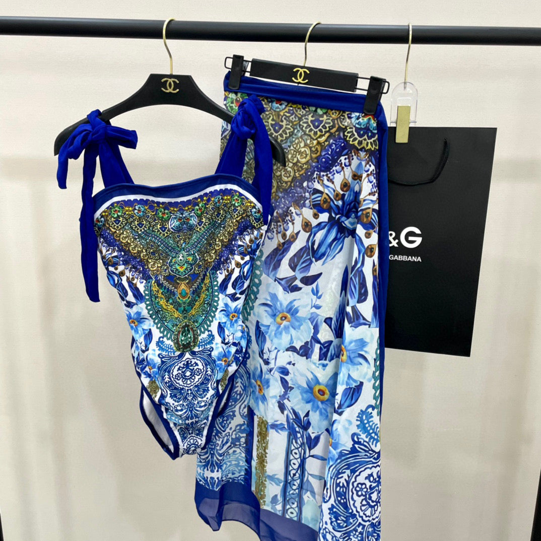 New stylish one-piece swimsuit
