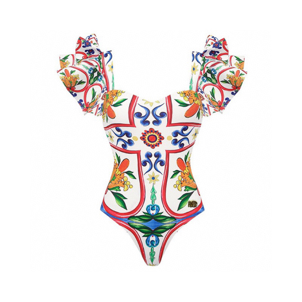 New stylish one-piece swimsuit