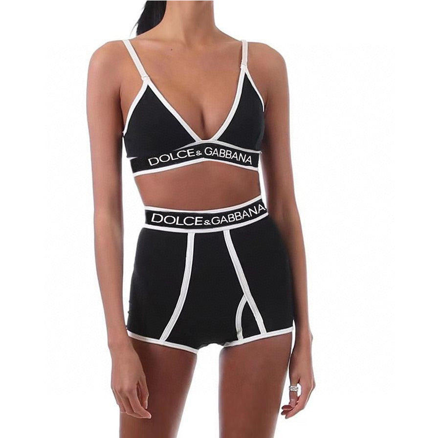 New two-piece knitted swimsuit