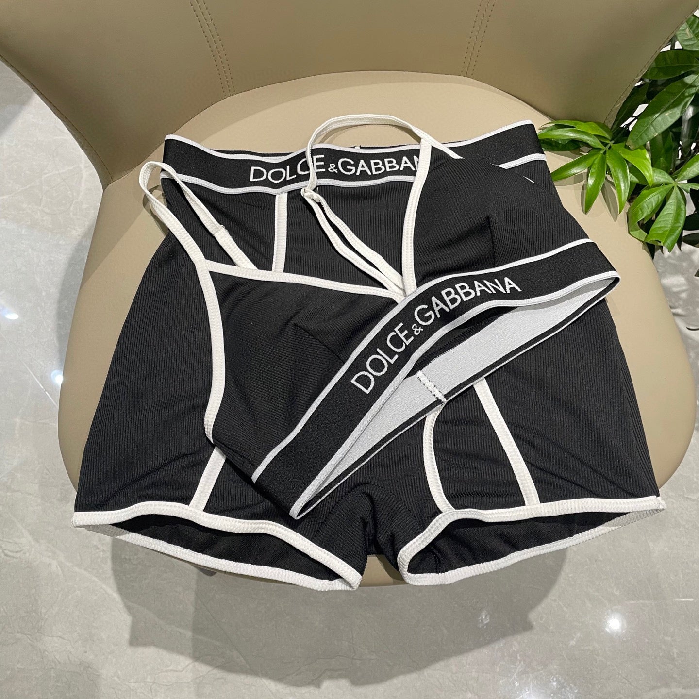 New two-piece knitted swimsuit